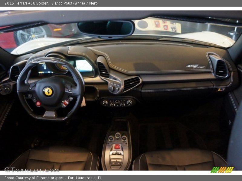 Dashboard of 2015 458 Spider