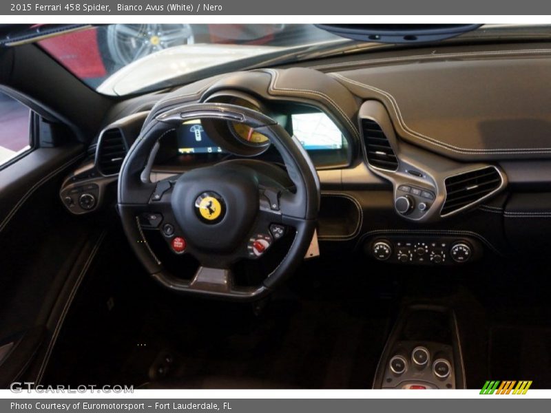 Dashboard of 2015 458 Spider