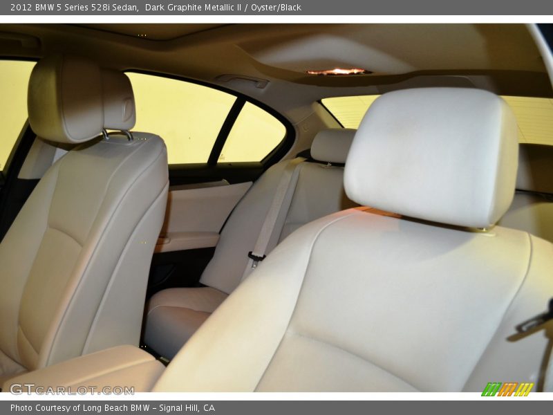 Dark Graphite Metallic II / Oyster/Black 2012 BMW 5 Series 528i Sedan