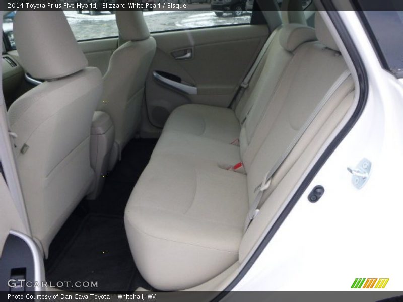 Blizzard White Pearl / Bisque 2014 Toyota Prius Five Hybrid