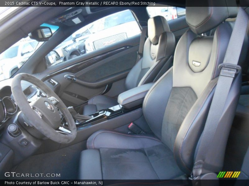 Front Seat of 2015 CTS V-Coupe