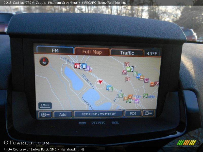 Navigation of 2015 CTS V-Coupe
