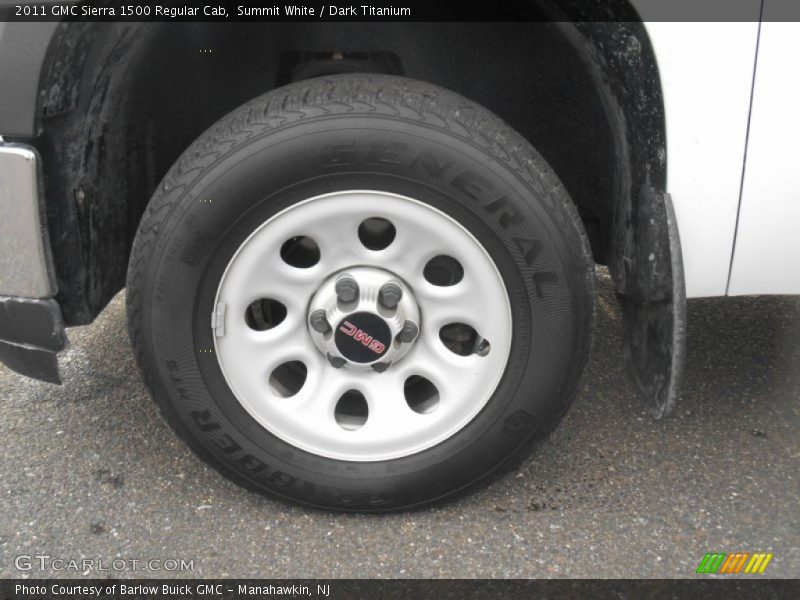 Summit White / Dark Titanium 2011 GMC Sierra 1500 Regular Cab