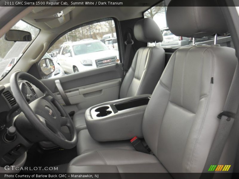 Summit White / Dark Titanium 2011 GMC Sierra 1500 Regular Cab
