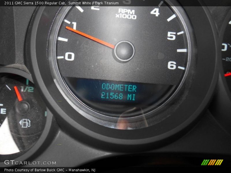 Summit White / Dark Titanium 2011 GMC Sierra 1500 Regular Cab