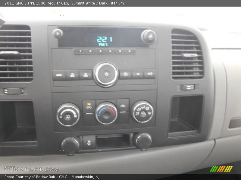 Summit White / Dark Titanium 2011 GMC Sierra 1500 Regular Cab