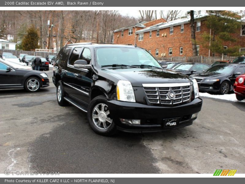 Black Raven / Ebony 2008 Cadillac Escalade ESV AWD
