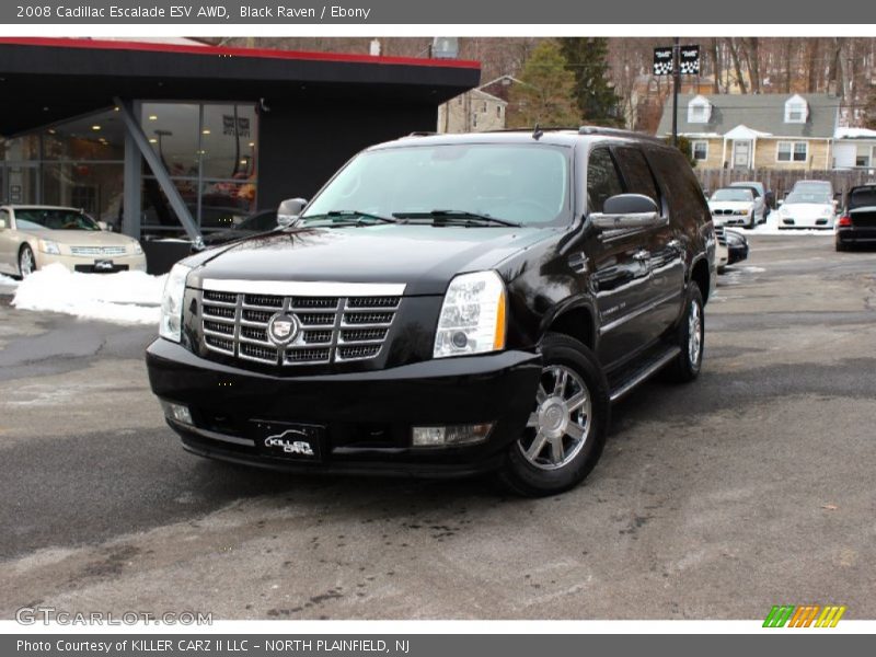 Black Raven / Ebony 2008 Cadillac Escalade ESV AWD