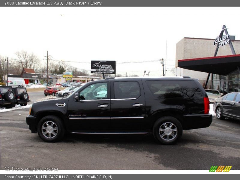 Black Raven / Ebony 2008 Cadillac Escalade ESV AWD