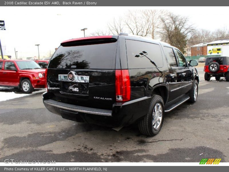 Black Raven / Ebony 2008 Cadillac Escalade ESV AWD
