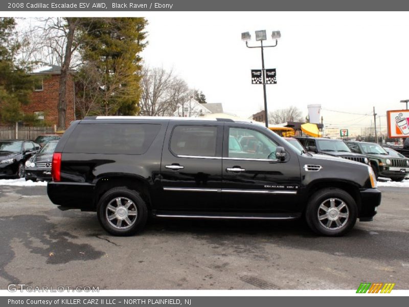 Black Raven / Ebony 2008 Cadillac Escalade ESV AWD