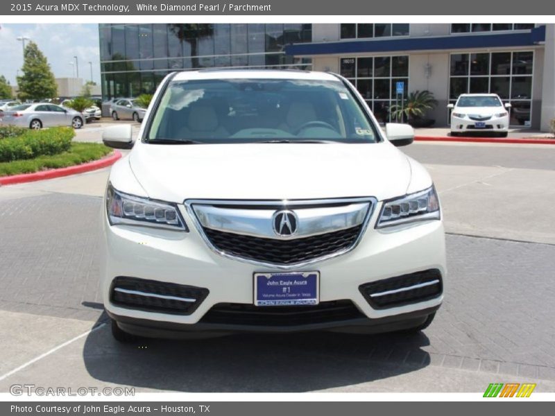 White Diamond Pearl / Parchment 2015 Acura MDX Technology