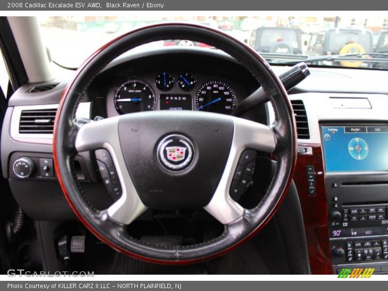 Black Raven / Ebony 2008 Cadillac Escalade ESV AWD