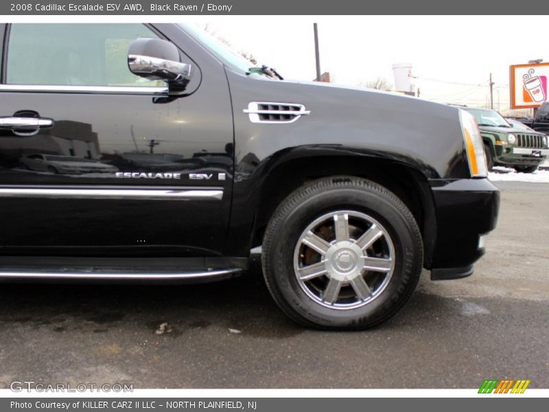 Black Raven / Ebony 2008 Cadillac Escalade ESV AWD