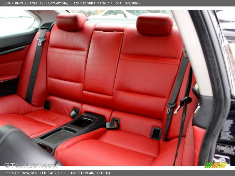 Rear Seat of 2007 3 Series 335i Convertible