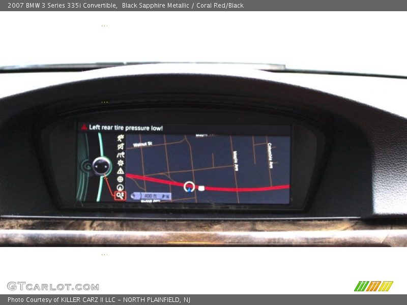 Navigation of 2007 3 Series 335i Convertible