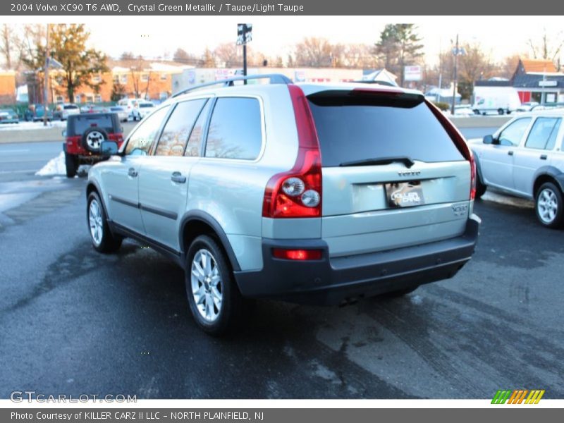 Crystal Green Metallic / Taupe/Light Taupe 2004 Volvo XC90 T6 AWD