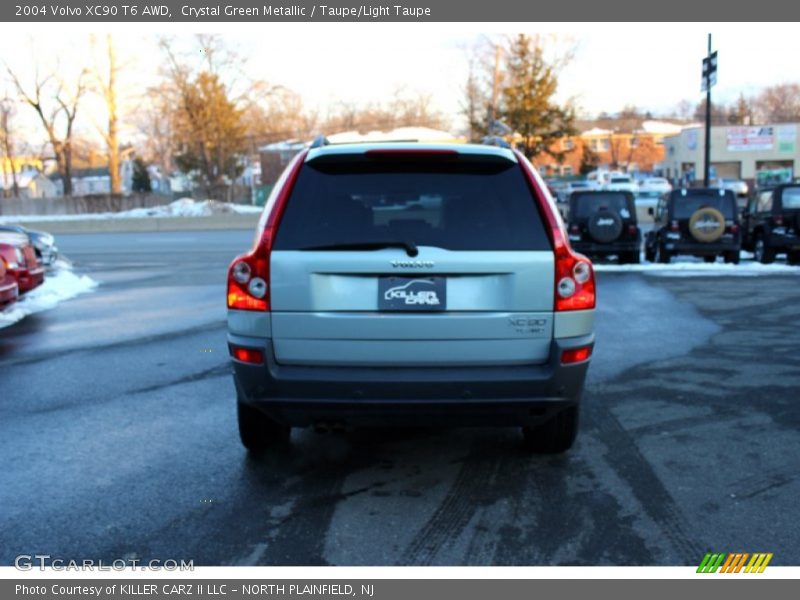 Crystal Green Metallic / Taupe/Light Taupe 2004 Volvo XC90 T6 AWD