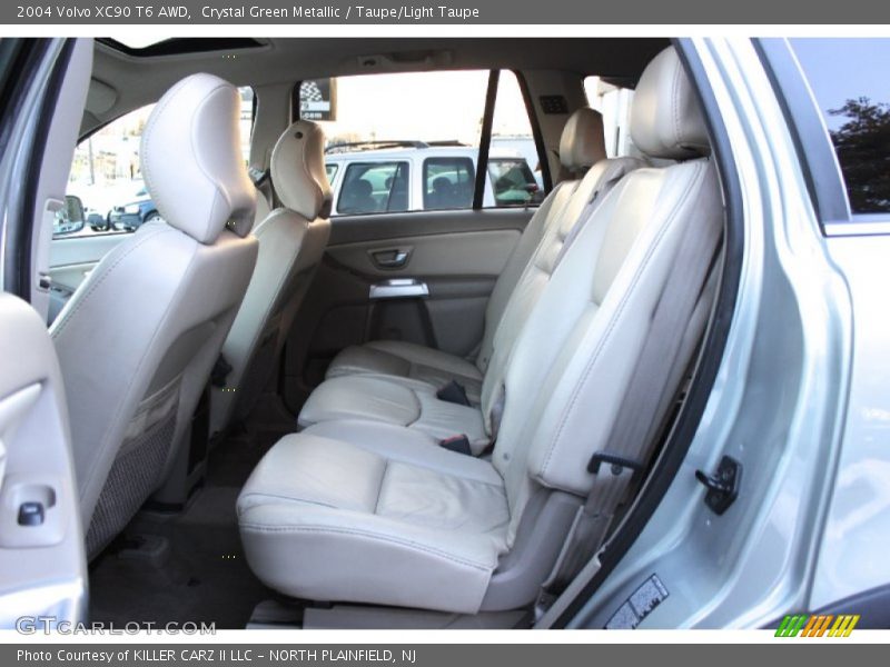 Crystal Green Metallic / Taupe/Light Taupe 2004 Volvo XC90 T6 AWD