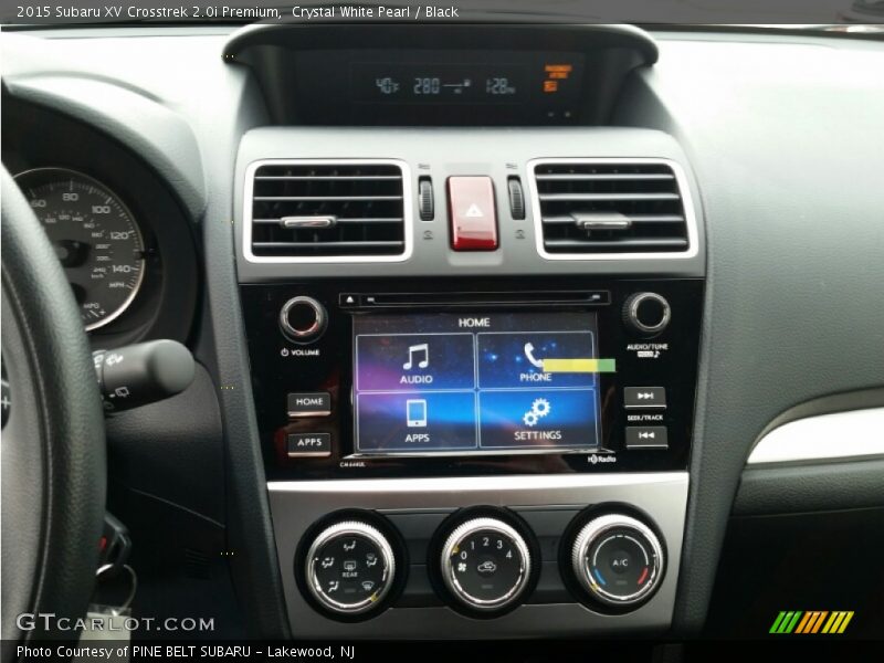 Crystal White Pearl / Black 2015 Subaru XV Crosstrek 2.0i Premium