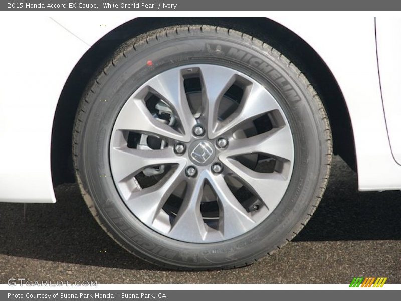 White Orchid Pearl / Ivory 2015 Honda Accord EX Coupe