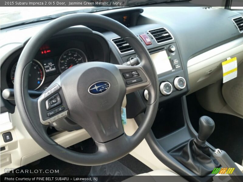 Jasmine Green Metallic / Ivory 2015 Subaru Impreza 2.0i 5 Door