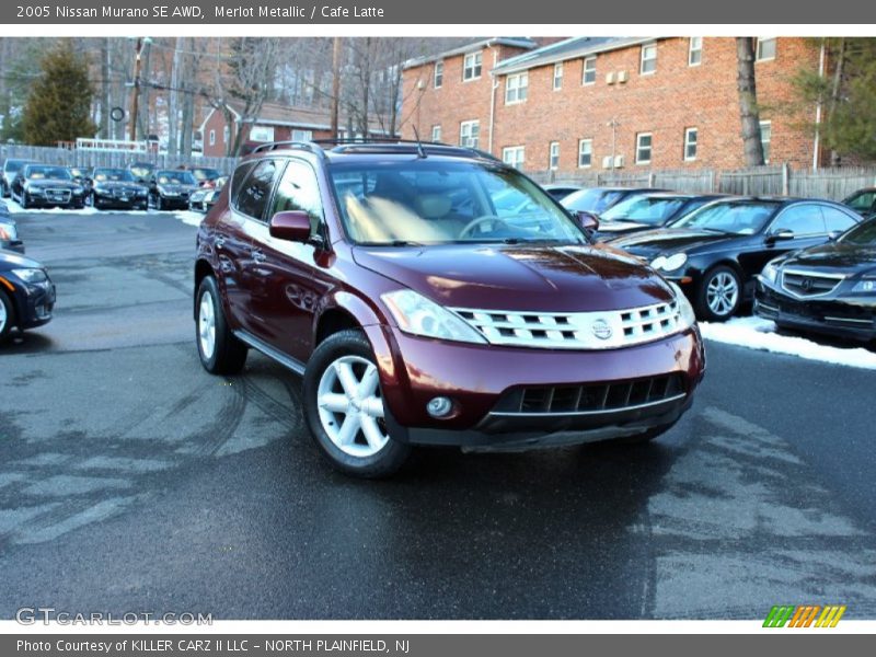 Merlot Metallic / Cafe Latte 2005 Nissan Murano SE AWD