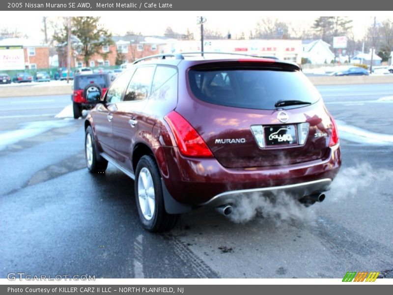 Merlot Metallic / Cafe Latte 2005 Nissan Murano SE AWD