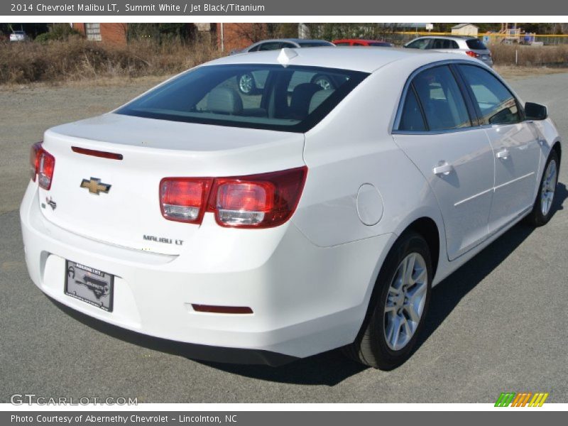 Summit White / Jet Black/Titanium 2014 Chevrolet Malibu LT