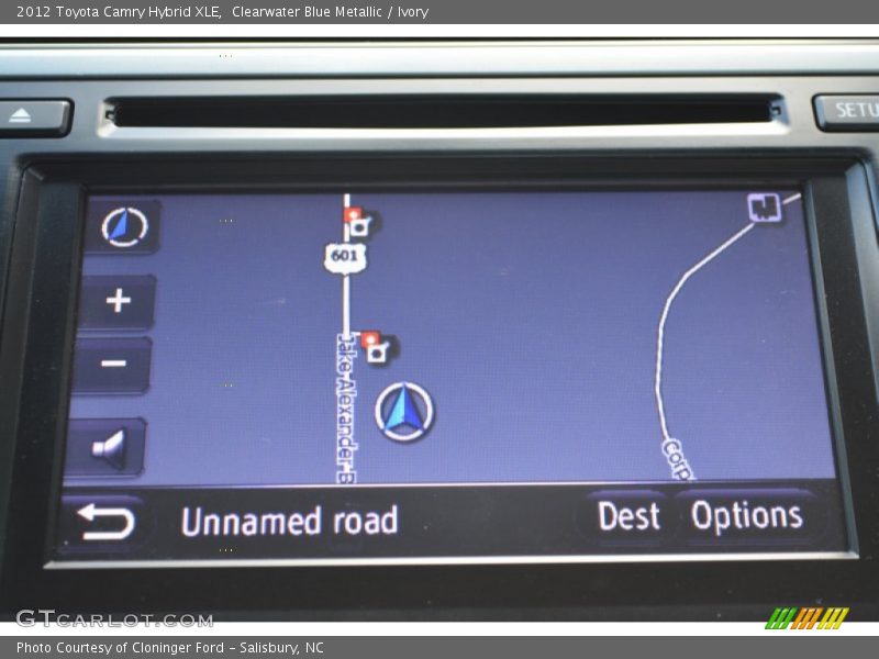 Navigation of 2012 Camry Hybrid XLE