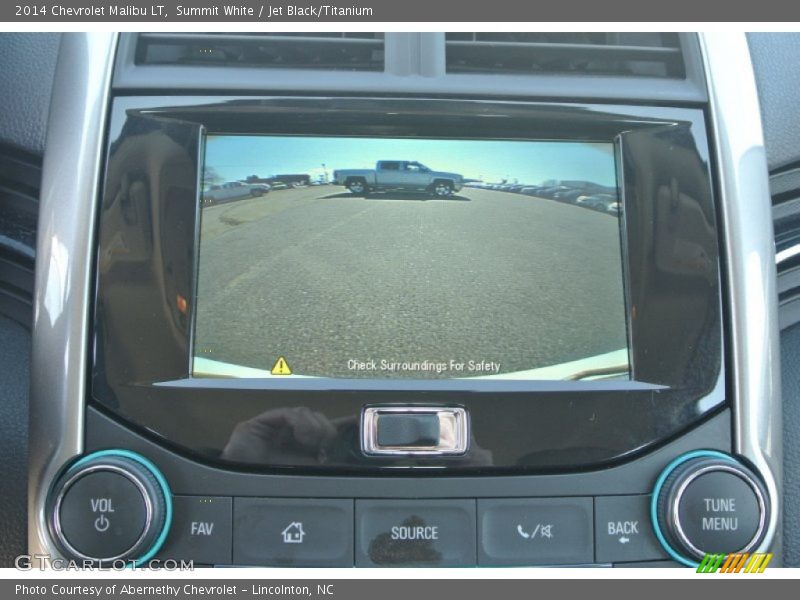 Summit White / Jet Black/Titanium 2014 Chevrolet Malibu LT