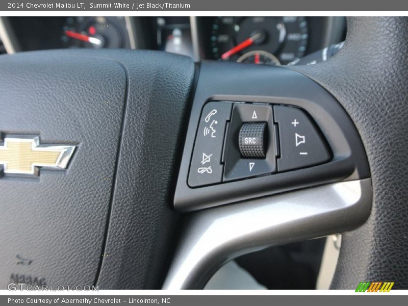 Summit White / Jet Black/Titanium 2014 Chevrolet Malibu LT