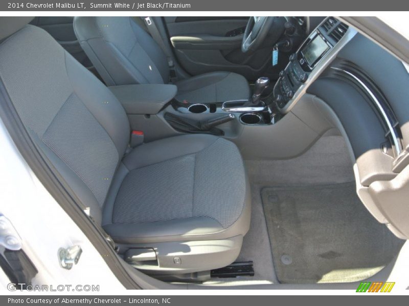 Summit White / Jet Black/Titanium 2014 Chevrolet Malibu LT