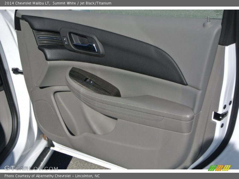 Summit White / Jet Black/Titanium 2014 Chevrolet Malibu LT