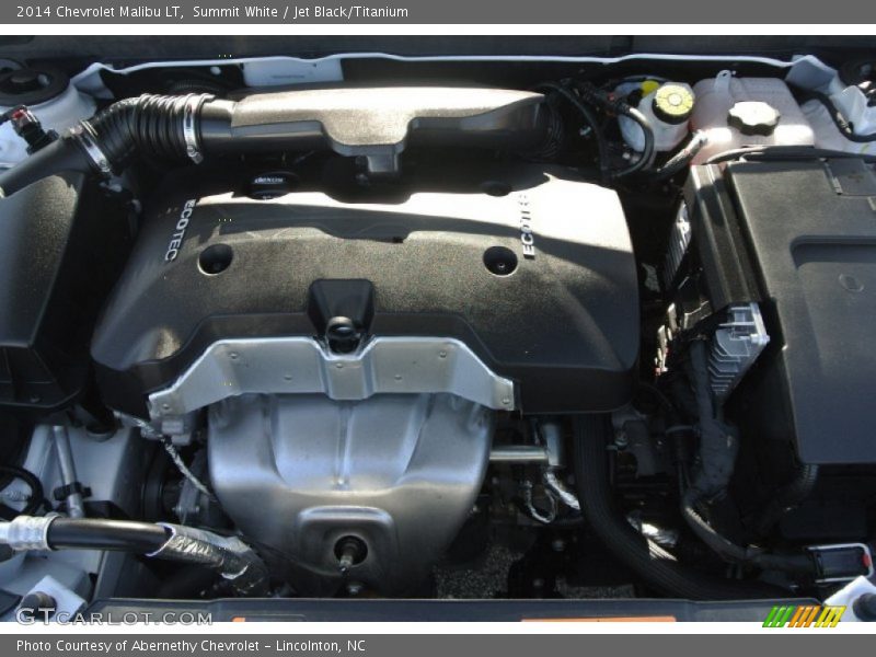 Summit White / Jet Black/Titanium 2014 Chevrolet Malibu LT