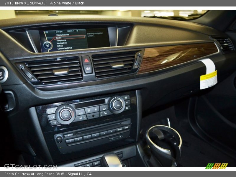 Alpine White / Black 2015 BMW X1 xDrive35i