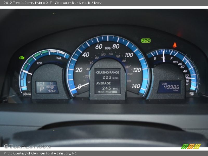  2012 Camry Hybrid XLE Hybrid XLE Gauges
