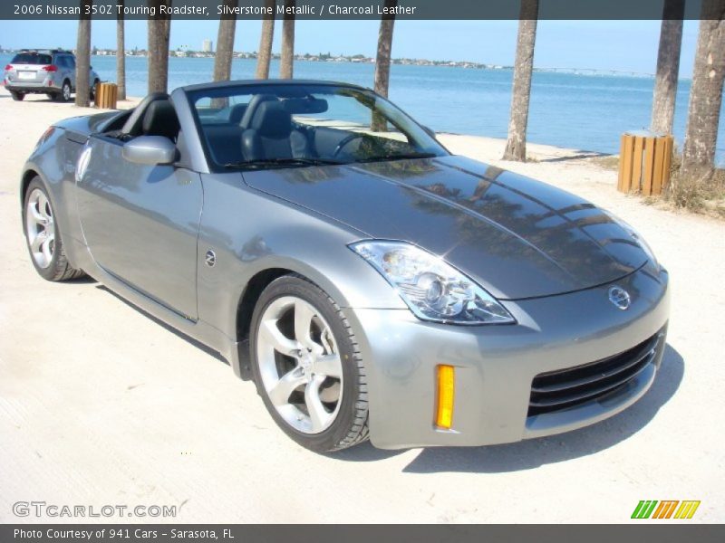 Silverstone Metallic / Charcoal Leather 2006 Nissan 350Z Touring Roadster