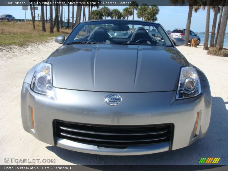Silverstone Metallic / Charcoal Leather 2006 Nissan 350Z Touring Roadster