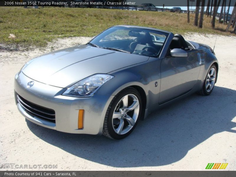 Silverstone Metallic / Charcoal Leather 2006 Nissan 350Z Touring Roadster