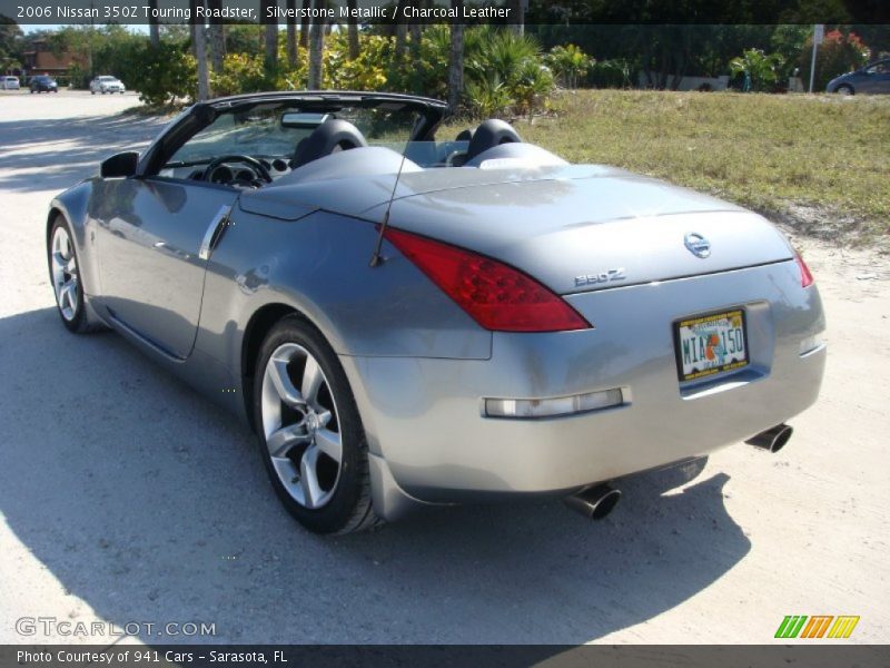Silverstone Metallic / Charcoal Leather 2006 Nissan 350Z Touring Roadster