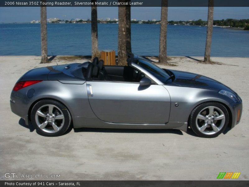 Silverstone Metallic / Charcoal Leather 2006 Nissan 350Z Touring Roadster
