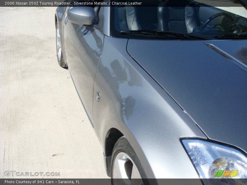 Silverstone Metallic / Charcoal Leather 2006 Nissan 350Z Touring Roadster