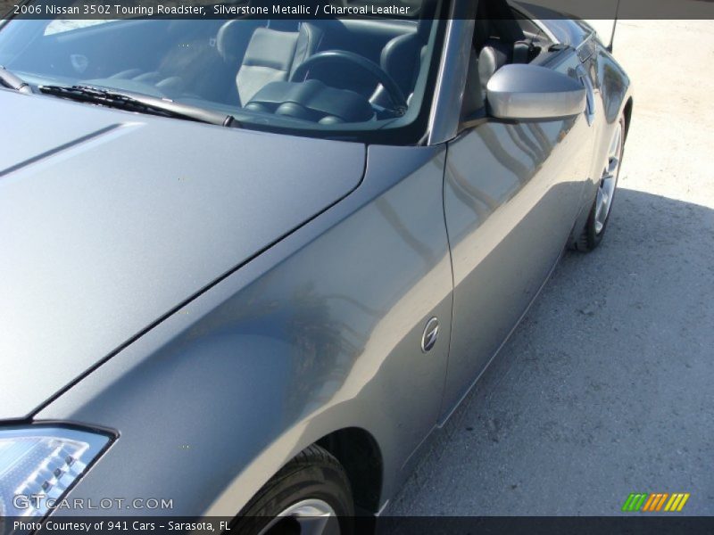 Silverstone Metallic / Charcoal Leather 2006 Nissan 350Z Touring Roadster