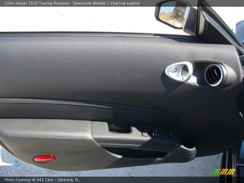 Silverstone Metallic / Charcoal Leather 2006 Nissan 350Z Touring Roadster