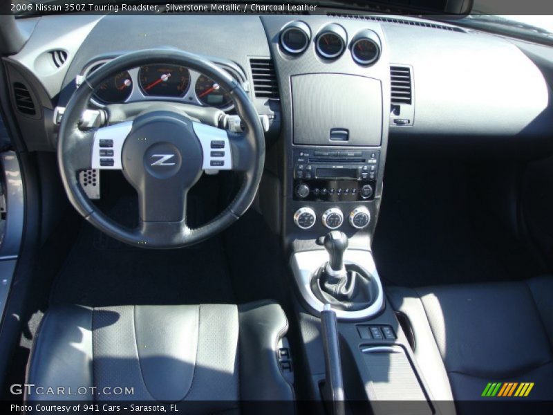 Silverstone Metallic / Charcoal Leather 2006 Nissan 350Z Touring Roadster