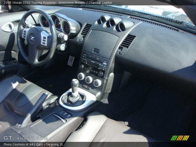 Silverstone Metallic / Charcoal Leather 2006 Nissan 350Z Touring Roadster