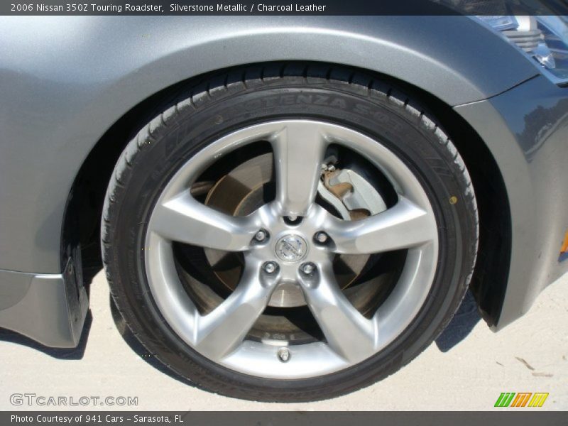 Silverstone Metallic / Charcoal Leather 2006 Nissan 350Z Touring Roadster