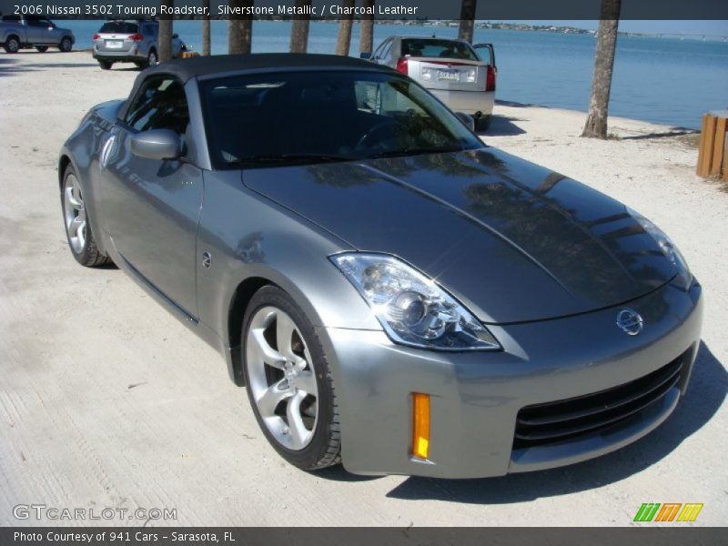 Silverstone Metallic / Charcoal Leather 2006 Nissan 350Z Touring Roadster