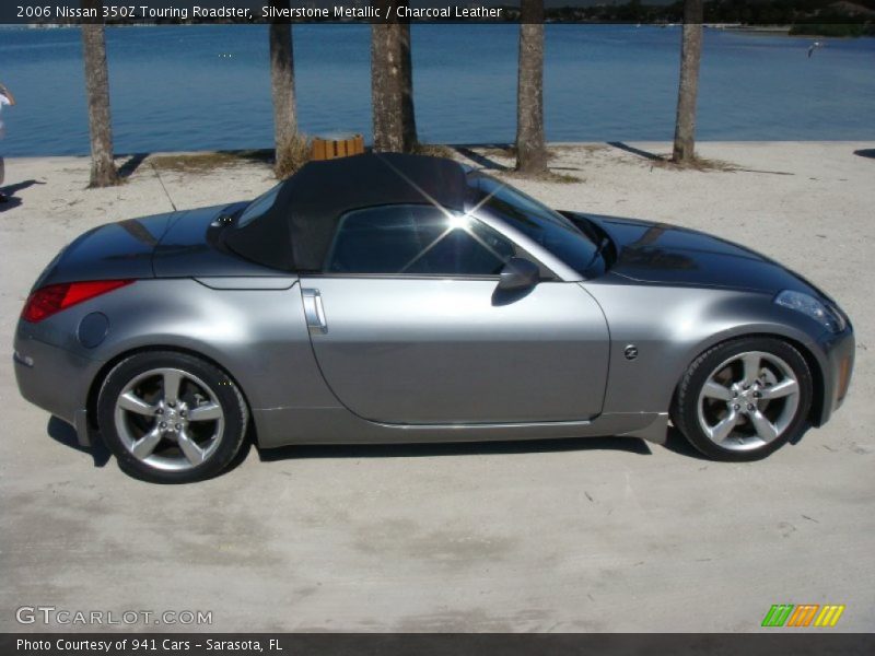 Silverstone Metallic / Charcoal Leather 2006 Nissan 350Z Touring Roadster